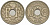 ФРАНЦИЯ 10 САНТИМОВ 1927 ТИП ЛИНДАЙЁ KM 866а, LE FRANC 138.14 медно-никель 108-155