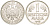 ФРГ 1 МАРКА 1966 D KM 110, J. 385 медно-никель 4544-243