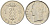 БЕЛЬГИЯ 1 ФРАНК 1980 BELGIE KM 143.1 медно-никель 4546-433