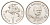 Литва 1 лит 1997 75 лет банку Литвы KM 109 медно-никель UNC 4612-1032