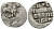 Русское Царство денга 1547-1584 Иван IV Васильевич, Московский  монетный двор, 0,34 ГР ГиК №61 серебро 262-1527