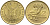 Греция 2 драхмы 1973 сова, феникс в огне KM 108 никель латунь UNC 4171-754