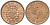 Макао 10 аво 1952 KM 2 бронза UNC 4584-1116