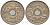 ФРАНЦИЯ 5 САНТИМОВ 1925 ТИП ЛИНДАЙЁ KM 875, LE FRANC 122.10 медно-никель 105-354