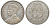 Фиджи 1 флорин 1935 Георг V (1910-1936), герб Фиджи KM 5 серебро    1531-733