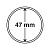 Капсулы круглые – 47 мм, упаковка 10 шт. Leuchtturm. 300829