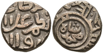 Индия 2 гани 1296-1316 AD Делийский Султанат, Ала аль-Дин Мухаммед Mitchiner 2569 биллон 192-754