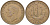 Великобритания 1/2 пенни 1944 Георг VI (1936-1952) KM 844, Spink 4115 бронза 51-2252
