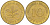 ФРГ 10 ПФЕННИГОВ 1982 D KM 108, J. 383 сталь плакированная латунью 4182-927