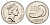 Фиджи 20 центов 1990 KM 53a цинк плакированная никелем UNC 4634-816
