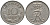 ДАНИЯ 10 ЭРЕ 1970 C; S, ФРЕДЕРИК IX (1947-1972) KM 841.3 медно-никель 116-229