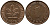 ФРГ 1 ПФЕННИГ 1975 D KM 105, J.380 сталь плакированная медью 96-1067