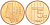 Нидерланды 5 центов 1996 Беатрикс (1980-2013) KM 202 бронза UNC 4116-255