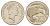 Новая Зеландия 20 центов 1987 Елизавета II (1952-2022), птичка киви KM 62 медно-никель 87-1326