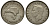Новая Зеландия 1 флорин 1943 Георг VI (1936-1952), птичка киви KM 10.1 серебро 272-1612