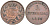 Бавария 2 пфеннига 1863 Максимилиан II (1848-1864) KM 472 медь 201-1028