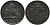 БЕЛЬГИЯ 2 САНТИМА 1874 BELGES KM 35.1 медь 95-657