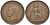Великобритания 1 пенни 1940 Георг VI (1936-1952) KM 845, Spink 4114 бронза 4574-132