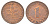 ФРГ 1 пфенниг 1968 F KM 105, J. 380 сталь плакированная медью 4697-548