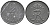 ДАНИЯ 2 ЭРЕ 1969 C; S, ФРЕДЕРИК IX (1947-1972) KM 840.2 цинк 24-1125