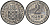 Хорватия 2 куны 1941 королевство KM 2 цинк aUNC 177-1448