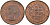 ЮАР 1 пенни 1960 Елизавета II (1952-2022), парусник KM 46 бронза UNC 97-831