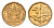 ЮАР 10 центов 1995 герб, цветок алоэ KM 135 сталь плакированная бронзой UNC 4694-718