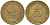ФРГ 5 пфеннигов 1950 J KM 107, J. 382 сталь плакированная латунью 55-1255