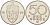 Норвегия 50 эре 1977 Улаф V (1957-1991) KM 418 медно-никель aUNC 4586-1143