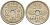 Дания 25 эре 1924 NCN; GJ Кристиан X (1912-1947) KM 823.1 медно-никель 212-943