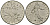Франция 1/2 франка 1987 сеятель KM 931 никель 4135-734