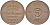 Швеция 5 эре 1959 U, Густав VI Адольф (1950-1973) KM 822 бронза 98-411