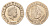 Остров Мэн 20 пенсов 2001 KM 1040 медно-никель UNC 3459-1223