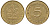 ФРГ 5 пфеннигов 1972 J KM 107, J.382 сталь плакированная латунью 4174-525