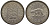 Гренландия 25 эре 1926 NCN; CJ, медведь, датская колония, Кристиан X (1912-1947) KM 5 медно-никель 186-1046