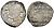 Русское Царство копейка 1547-1584 Иван IV Васильевич, Псковский  монетный двор, 0,67 ГР ГиК №95 серебро 262-551