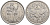 Французская Новая Каледония 2 франка 1977  KM 14 алюминий  UNC  4610-457