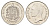 Венесуэла 2 боливара 1989 Симон Боливар Y 43a сталь плакированная никелем UNC 4666-1234
