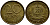 ГДР 20 пфеннигов 1969 A, первый год KM 11 UNC 4395-1127