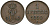 Ганновер 1 пфенниг 1850 B, Эрнст Август (1837-1851) KM 201.1, AKS 129, J. 74 медь 4608-1065