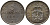 ПРУССИЯ 3 ПФЕННИГА 1867 С, ВИЛЬГЕЛЬМ I (1861-1888) KM 482 медь UNC 4448-1113