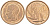 БЕЛЬГИЯ 20 ФРАНКОВ 1980 BELGIE, БОДУЭН I (1951-1993) KM 160 никель бронза 68-245