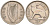 Ирландия 3 пенса 1962 заяц KM 12а медно-никель 4580-167