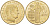 Монако 20 сантимов 1962 Ренье III (1949-2005) KM 143 алюминиевая бронза UNC 4402-727