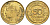 ФРАНЦИЯ 50 САНТИМОВ 1932 ТИП MORLON, OPEN 9, С ЯГОДОЙ KM 894.1, LE FRANC 192.7 алюминиевая бронза 44-718