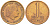 Нидерланды 1 цент 1961 Юлиана (1948-1980) КМ 180 бронза 3955-241