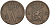Нидерланды 1 цент 1822 Виллем I (1815-1840) KM 47 медь 4575-941