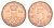 Дания 5 эре 1984 R;B, Маргрете II (1972-2024) KM 859 железо плакированная медью UNC 4708-1266