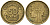 Франция 50 сантимов 1932 KM 894.1, Le Franc 192.15 алюминиевая бронза 4596-744