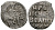 Русское Царство денга 1547-1584 Иван IV Васильевич, Московский  монетный двор, 0,34 ГР ГиК №57 серебро 262-1427